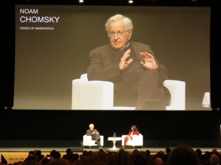 Noam Chomsky | Fotografía: Fernando Estrada | Pressenza