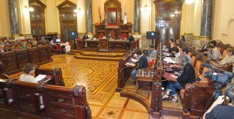 Pleno municipal da Coruña do 8 de maio