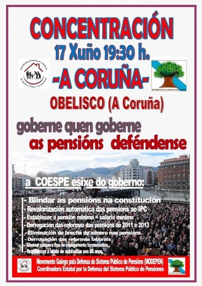 cartel 17 junio A Coruña