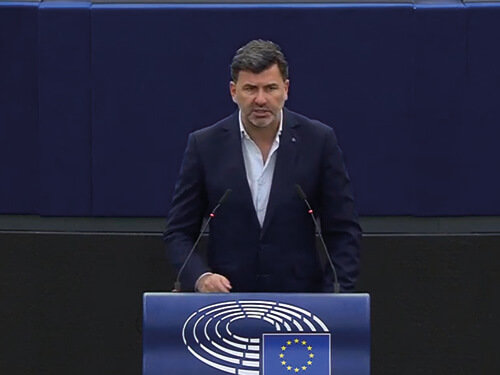 Nicolás González Casares en el Parlamento Europeo