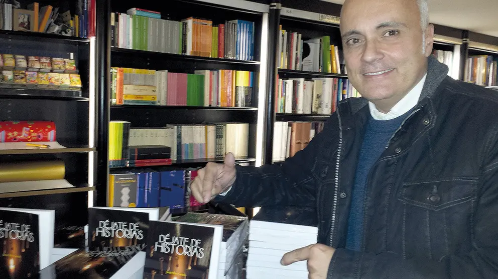 Javier Bao, en la presentación del libro