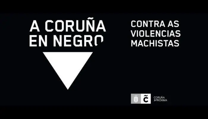 ACoruña en negro