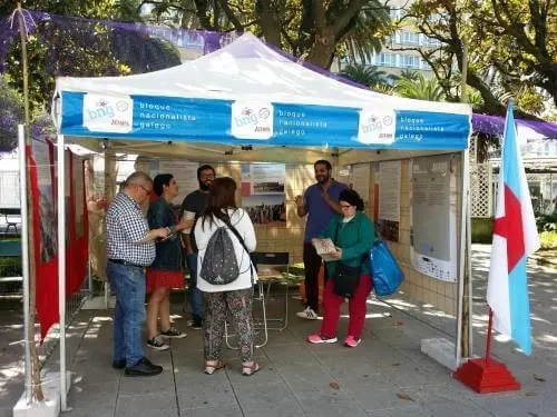 O BNG en Acampa pola paz e o dereito a refuxio