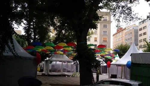 Instalación del Mercadillo Urbano en Monte Alto