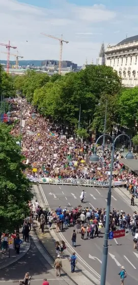 Manifestación clima