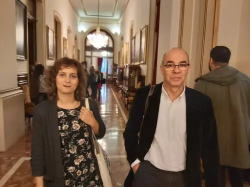 Avia Veira e Francisco Jorquera