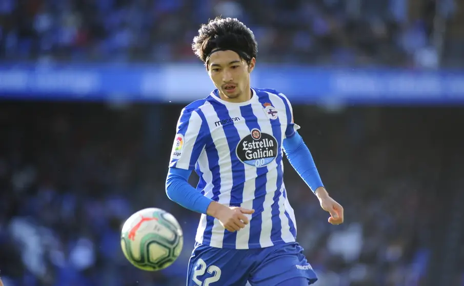 Gaku. Dépor-Cádiz. 19.01.2020. Celebración do gol de Sabin Merino. Imaxe somosdepor