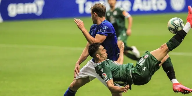 Sabin Merino. Gol en Oviedo. 17 de xuño