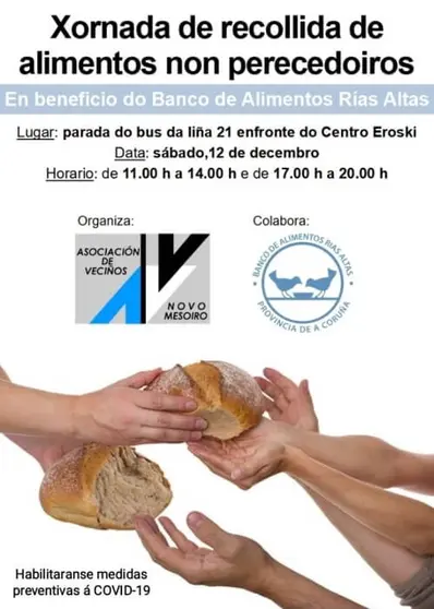 Recollida de alimentos cartaz