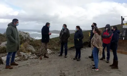 visita proxecto parque eólico ponteceso