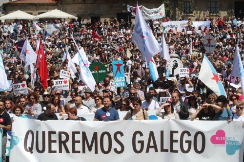 Manifestación Queremos Galego 2018