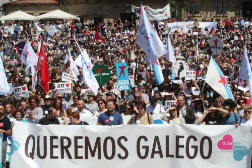 Manifestación Queremos Galego 2018