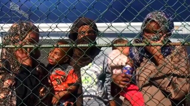 Migrantes en Libia imagen de HispanTV