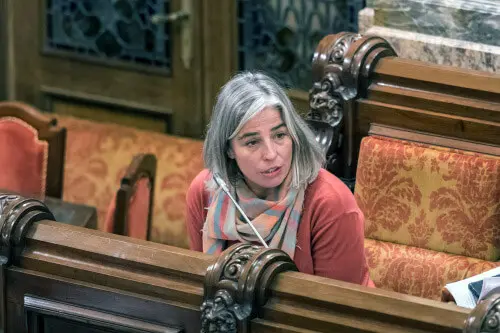 Mar&iacute;a Garc&iacute;a en el pleno