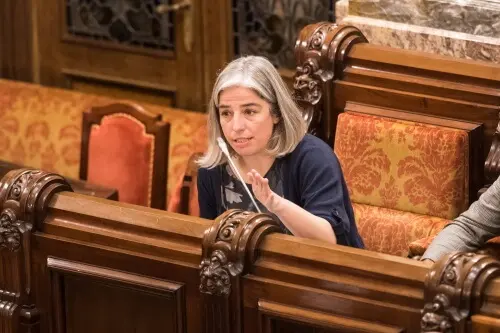 María García, voceira da Marea Atlántica