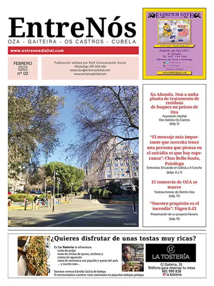 EntreNós Oza portada