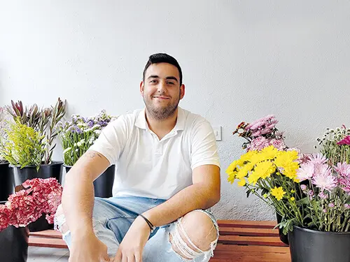 Yago, de floristería Enxebre