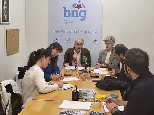 Conferencia de prensa Jorquera Queixas orzamentos Xunta para A Coru&ntilde;a