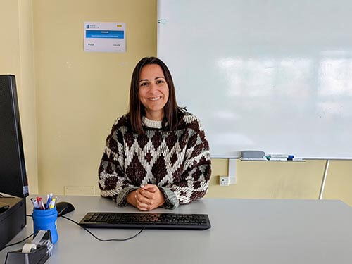 Rosa María Manteiga, técnica de inserción laboral do plan integrado en A Coruna