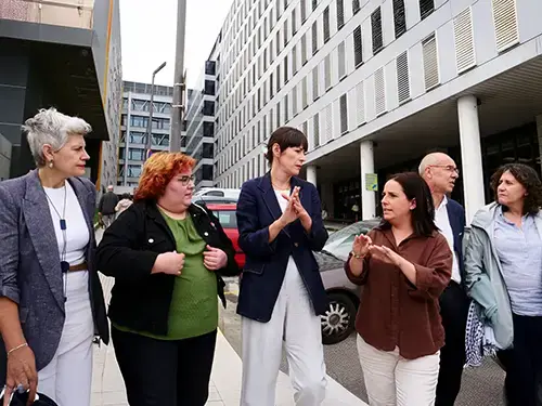 Ana Pont&oacute;n hoxe no CHUAC da Coru&ntilde;a