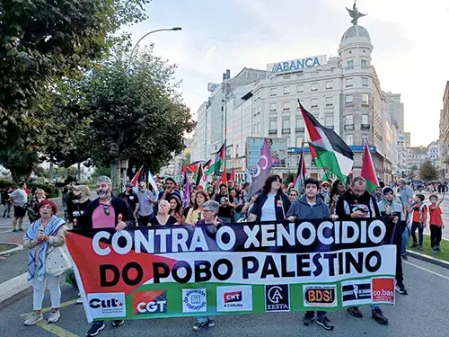 Manifestaci&oacute;n por Palestina