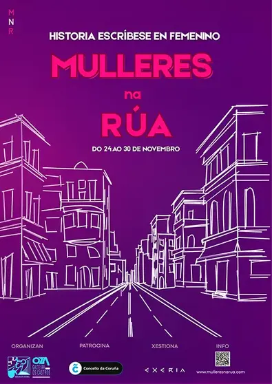 Cartel Mulleres na r&uacute;a