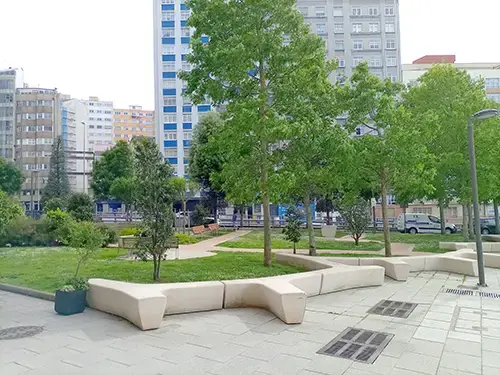 Mirador Os Castros y avenida