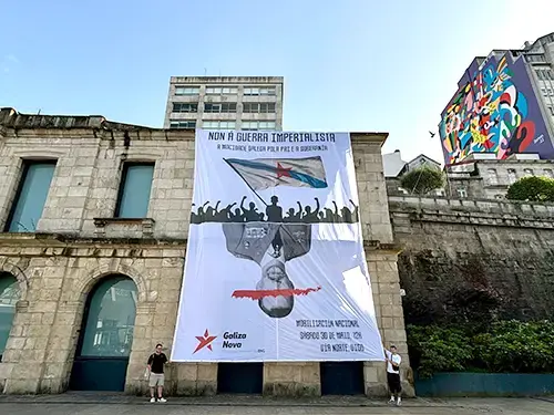 Pancarta Galiza Nova