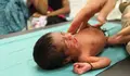 Beb&eacute; rescatado | Foto: M&eacute;dicos sin Fronteras