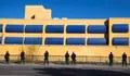 Polic&iacute;as en el Centro de Internamiento de Aluche, Madrid.