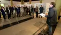 Jos&eacute; Manuel Sande inaugur&oacute; la exposici&oacute;n "Centenario da creaci&oacute;n das Irmandades da Fala na Coru&ntilde;a", de la Sociedad Filat&eacute;lica de A Coru&ntilde;a