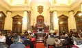 El alcalde, Xulio Ferreiro, en el encuentro abierto a la ciudadan&iacute;a que tuvo lugar este viernes en Mar&iacute;a Pita