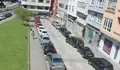 rua Industria desde a pasarela sobre a avenida de Arteixo-min