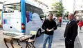 O bus itinerante esta ma&ntilde;&aacute; nas Conchi&ntilde;as-min