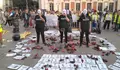 Tres activistas de Vela-luz na Puerta do Sol a semana pasada