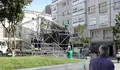 Preparativos da FoliAgra na prazas das Cunchi&ntilde;as