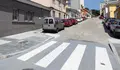 Paso de pe&oacute;ns na r&uacute;a San Jaime port