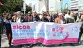Jorquera e membros do BNG da comarca no Primeiro de Maio na Coru&ntilde;a