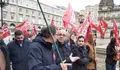 Jorquera e Avia na mobilizaci&oacute;n dos traballadores de Albada port