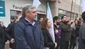 Protesta no campus de Elvi&ntilde;a este martes contra o proxecto de universidade privada de Abanca (1)