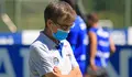 Fernando V&aacute;zquez durante o &uacute;ltimo adesramento previo ao partido co Fuenlabrada.