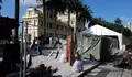 CampamentosimuladoAcampa-Coru&ntilde;a port