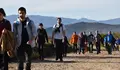 A Marcha, cami&ntilde;o do Monte Grande, coa Serra de San Eufemia no Xur&eacute;s ao fondo