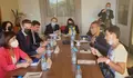Reuni&oacute;n co ministro de Pesca e Econom&iacute;a Mar&iacute;tima, Alioune Ndoye PORT