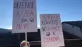 Protesta STOP E&Oacute;LICOS XUR&Eacute;S CELANOVA contra o PE Monte da Neve port