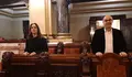 Avia Veira e Francisco Jorquera no pleno extraordinario