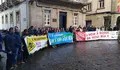 Concentraci&oacute;n ante o xulgado de Noia