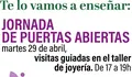 Cartel puertas abiertas