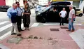 Baches en las aceras