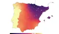 Mapa de distribuci&oacute;n gen&eacute;tica norteafricana en la Pen&iacute;nsula Ib&eacute;rica - Estudio Nature 2019.